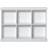 Oliver Furniture Seaside Bookcase Low with 6 Compartments