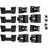 Thule 6016 Evo Flush Rail fitting kit