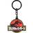 Jurassic Park Universal Jurassic Park Logo with Japanese Text Rubber Keychain