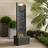 Teamson Home Water Fountain Indoor Conservatory Garden Slate