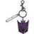 Difuzed Hasbro Transformers Decepticons Logo Symbol Keychain Black/Purple