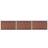 vidaXL havehegn 526 106 WPC brun
