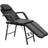 vidaXL mobil ansigtsbehandlingsstol kunstlæder 185 x 78 x 76 cm sort