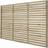 Forest Garden Single Slatted Fence Panel 3-pack 180x120cm
