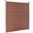 vidaXL havehegn 872x186 WPC brun