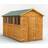 power Sheds 12 Double Door Apex Shiplap Dip Treated Shed (Building Area )