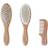 Jack o Juno Wooden Baby Hairbrush Set 3-pack