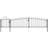 vidaXL Garden Fence Gate with Spear Top 500x150cm