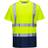 Portwest S378 Hi-Vis Contrast T-Shirt - Yellow/Navy