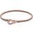 Pandora Moments Heart Closure Snake Chain Bracelet - Rose Gold