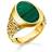 Thomas Sabo Ring grönt-guld