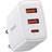 Baseus hurtig oplader (30 W) 2xUSB og 1xUSB-C