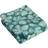 Furn Irwin Fleece Throw Bedspread Green