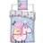 Licens Greta Gris & Unicorn Bedding 140x200cm