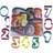 R&M International R & M 9-Piece Numbers Cookie Cutter Set Multi Cookie Cutter