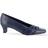 Easy Street Enkel Gata Klänning Sko Pump Silver Satin