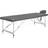 vidaXL massagebord med 4 zoner aluminiumsstel 186 x 68 cm antracitgrå