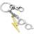Harry Potter Keychain Lightening Bolt & Glasses silver