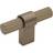 Beslag Design T Helix Stripe knop rustfri finish