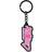 Difuzed Hatsune Miku Rubber Keychain Logo