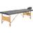vidaXL massagebord med 4 zoner træstel 186 x 68 cm antracitgrå