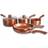 Cermalon Ceramic 5 Set Copper Cookware Set with lid