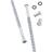 Assa Abloy Handtagsskruvsats 90mm krom 1stk