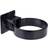 Plastmo Sort, Hvid plastrørholder 75 2 stk