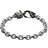Diesel Bracelet - Silver/Black