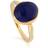 Gemondo Irregular B Lazuli Ring - Gold/Blue