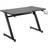 Homcom Gaming Desk Steel Frame Black, 1200x650x745mm