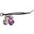 Costume National CâNâC Leather Butterfly Logo Keyring Keychain white OS