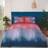 Rapport Furnishings Ombre Duvet Cover Blue, Red