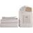 Panda Panda London Pure White Bamboo Duvet Cover Blue, White
