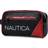 Nautica Mens Core Pebbled Travel Kit red