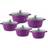 Sq Professional Nea Viola Purple Cookware Set with lid 5 Parts