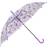 The Home Fusion Company Printed Polka Dot Umbrellas Pink Purple Or White/Purple