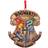 Harry Potter Hogwarts Crest Hanging Juletræspynt 8cm