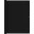 vidaXL altanafskærmning 120x300 HDPE sort