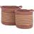 Kidsdepot 2 Piece Baskets Set Eran Cotton Rope Terra