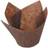 Diverse Muffinsform Tulipan Ø50x95 Brun,10 pk 100 stk/krt Muffinform