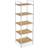 Versa Bathroom shelves Metal PVC Bamboo (32.5 x 120 x 39 cm)