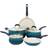 Oster Corbett 8-Piece Nonstick Aluminum Cookware Set with lid