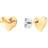Calvin Klein Heart Stud Earrings - Gold