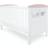Ickle Bubba Coleby Cot Bed Elephant Love 29.5x56.7"