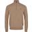 Polo Ralph Lauren Classic Logo 1/4 Zip Knit Sweater - Honey Brown Heather