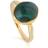 Gemondo Irregular Ring - Gold/Malachite