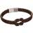 Fred Bennett Double Row Knot Bracelet - Brown