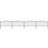 vidaXL Garden Fence with Spear Top 680x75cm