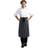 Whites Chefs Clothing Whites Butchers Waist Apron Stripe Apron Blue, White, Black